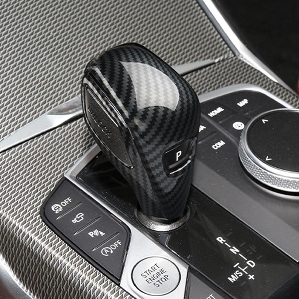 For BMW G20 G21 X3 G01 X4 G02 2024 G29 G22 G23 G26 F40 F44 G42 Carbon Fiber Gear Shift Knob Cover Trim Car Styling Accessories