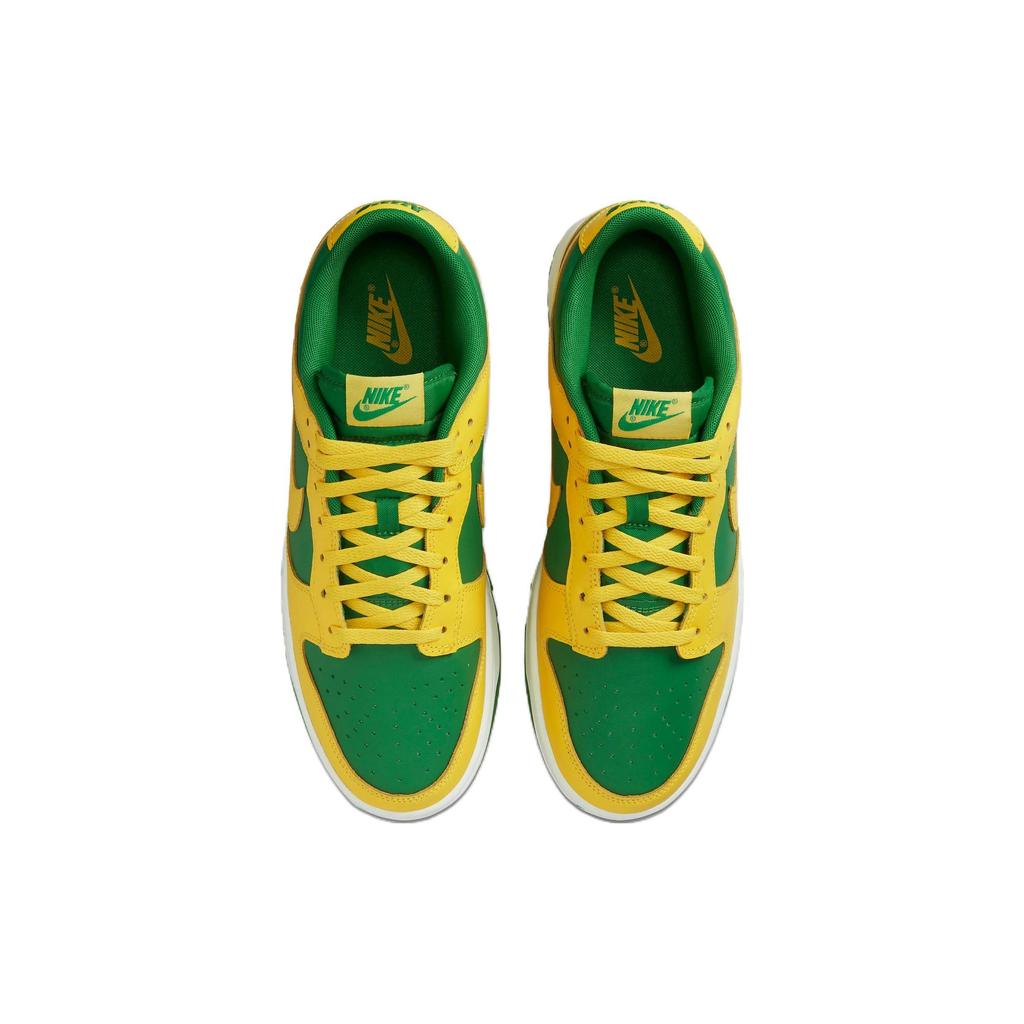 Nike Dunk Low Reverse Brazil Мужские кроссовки Желтый Apple-Зеленый Белый DV0833-300