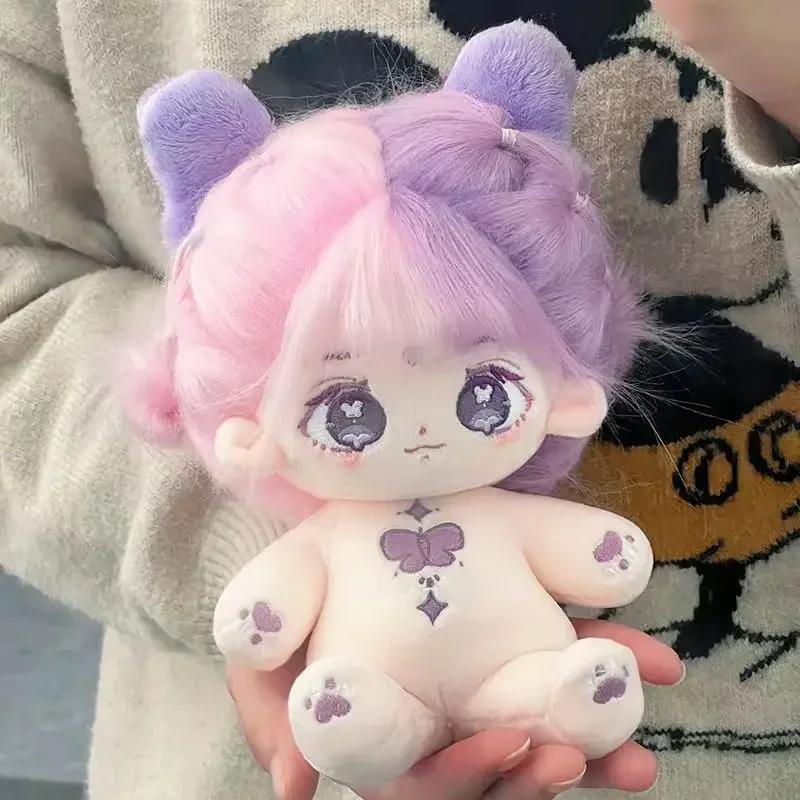 20cm Idol Doll Plush Girl Cotton Star Dolls Kawaii Stuffed Baby Plushies Dolls Toys Fans Collection Children Halloween Gift