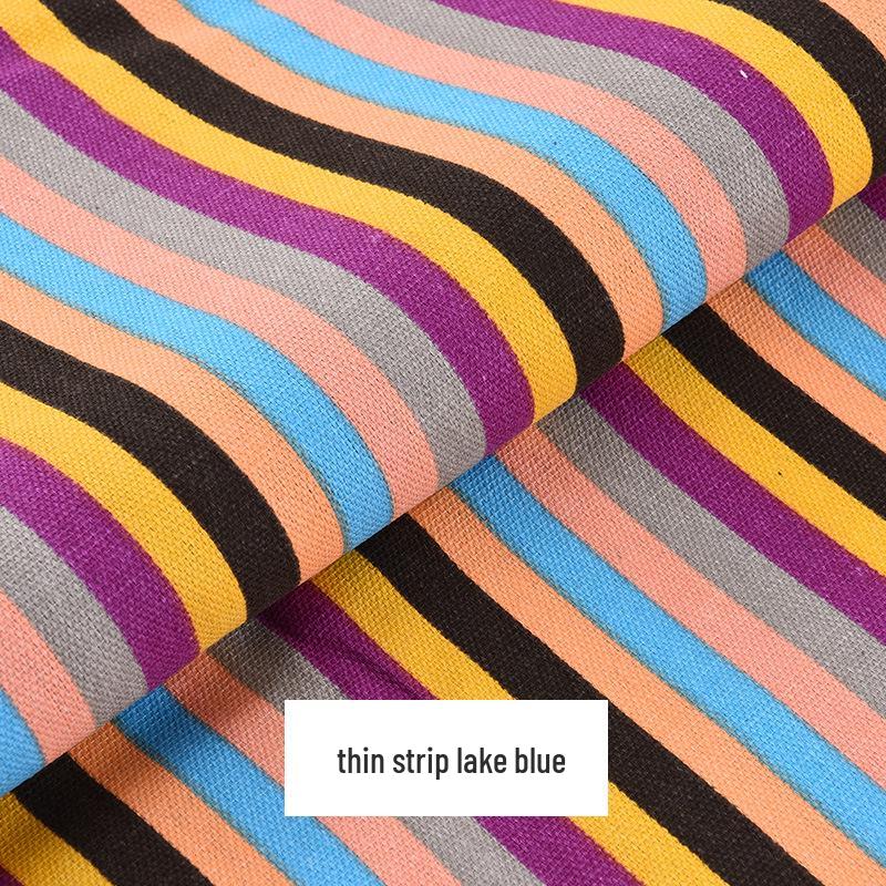 Холщовая хлопковая ткань с цветочным рисунком для дивана, скатерти, полосатых штор, подушек и остатков на распродаже