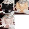 Women High Waist Briefs Lace Floral Panties Sexy Transparent Underwear Seamless Female Hollow Out Lingerie