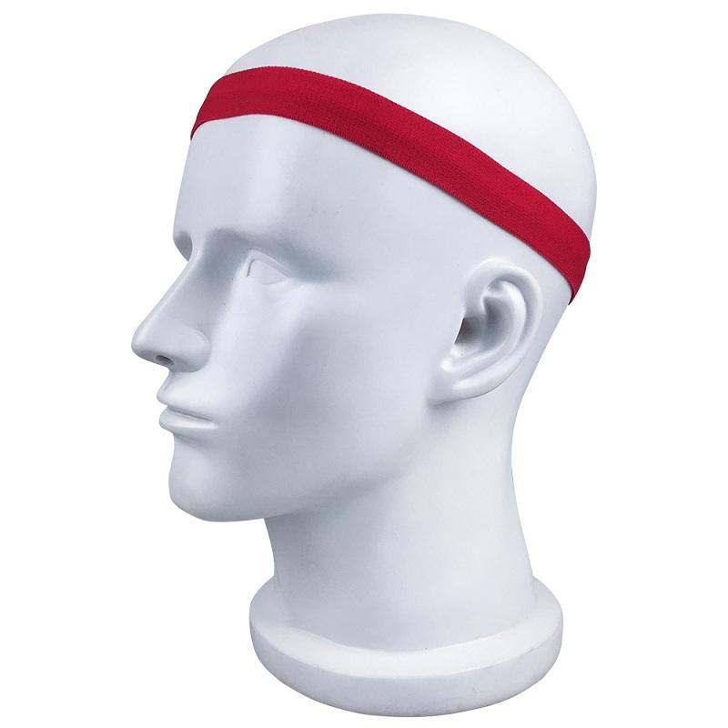 Women's Men's Elastic Polyester Sports Sweatband Thin Dry Grip Damping Headbands Running Fitness Athletic Hair Protection