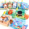 Baby Colorful Tearresistant Soft Cloth Books Early Education Puzzle Toy