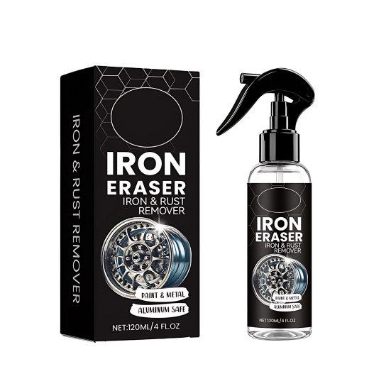 Iron Remover Spray for Car, Metal Surface Cleaner Coating, 120ml Rust Stain Remover for Wheels Brake Calipers, Waterless Wash Detailer