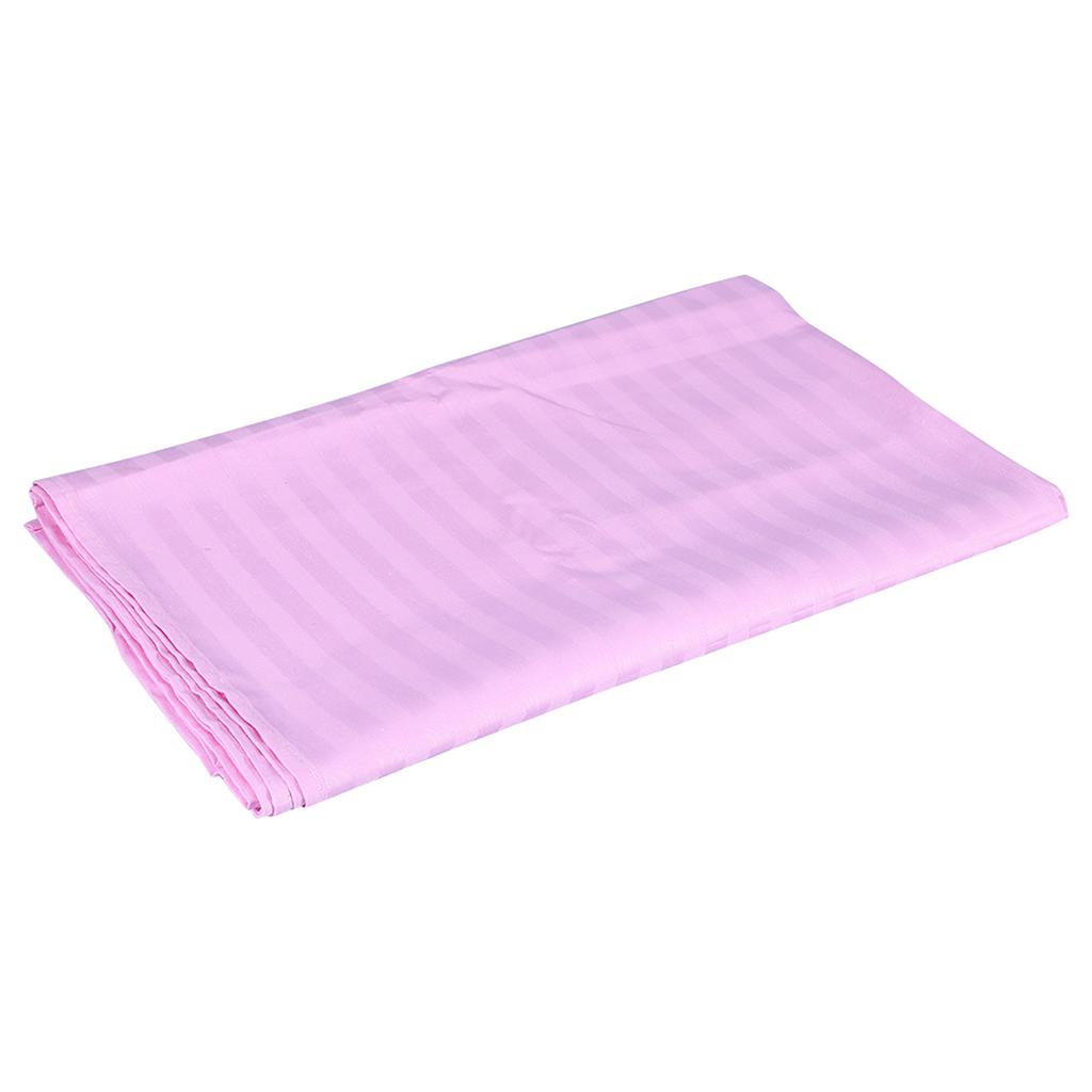 Soft Cotton Stripe Beauty Salon Sheet SPA Treatment Bed Cover With Face Breath Hole