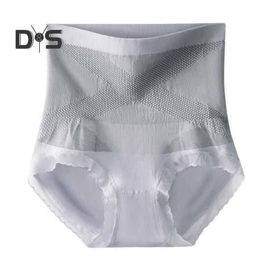 Lady Underpants High Waist Shaping Underwear Butt-lifted Thin Tummy Control Elastic Panties Compression Seamless Good Breathability Daily Sport Briefs