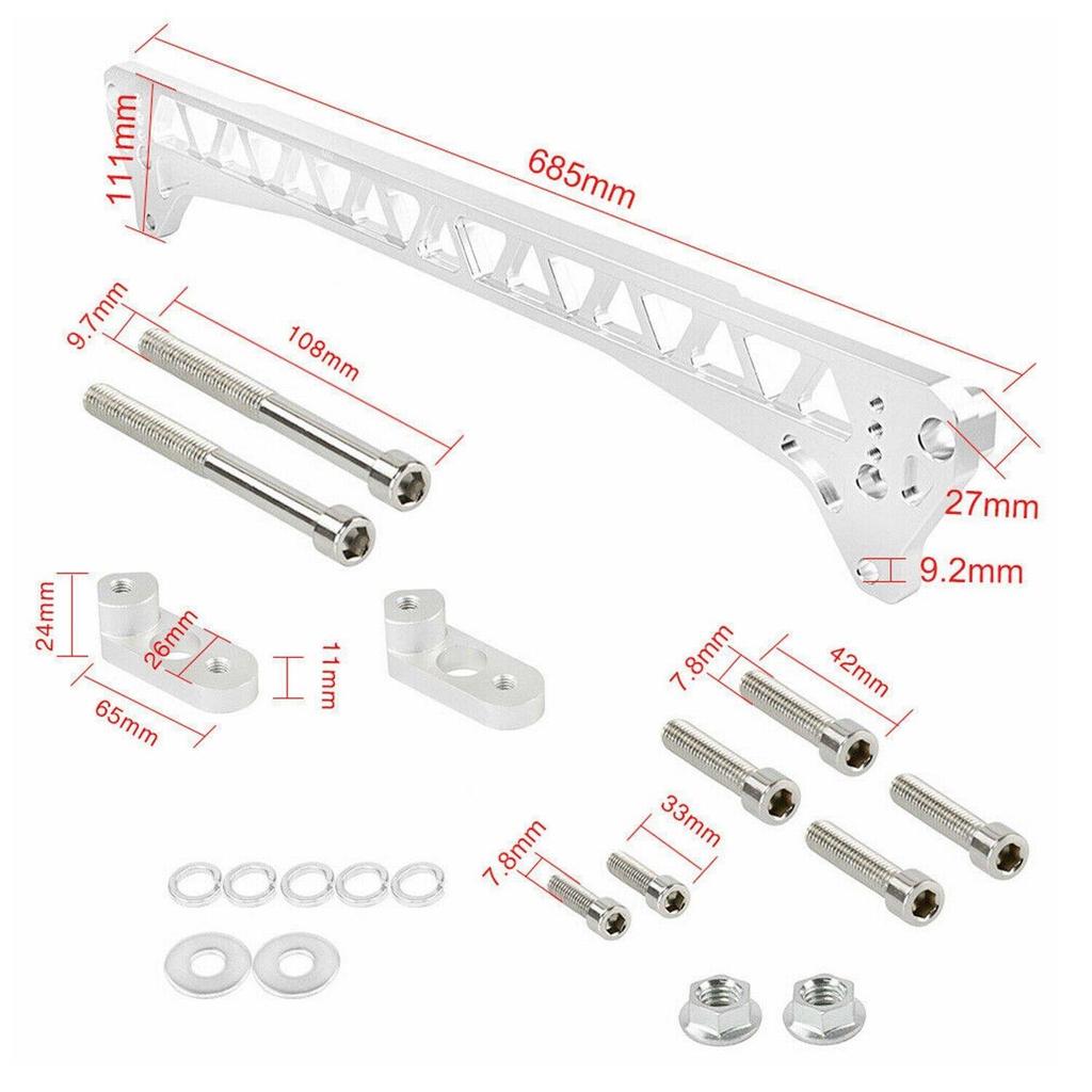 92-95 Civic EK Стойка-распорка для балансировки шасси, кронштейн рычага подвески для тюнинга автомобиля