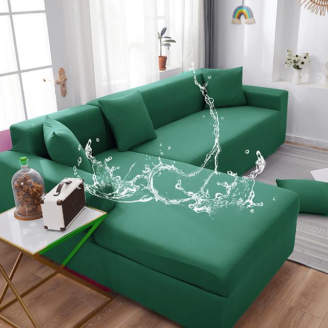 Водонепроницаемые чехлы для диванов, однотонные чехлы для угловых диванов, эластичные чехлы для диванов, комплект для гостиной, диванов для домашних животных, детей