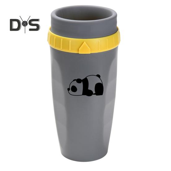 Portable Twizz Cup Leak-Proof Travel Mug with Straw Dual-layer Insulated Silicone Twist Design Hot/Cold Drinking Cups for Kids Students