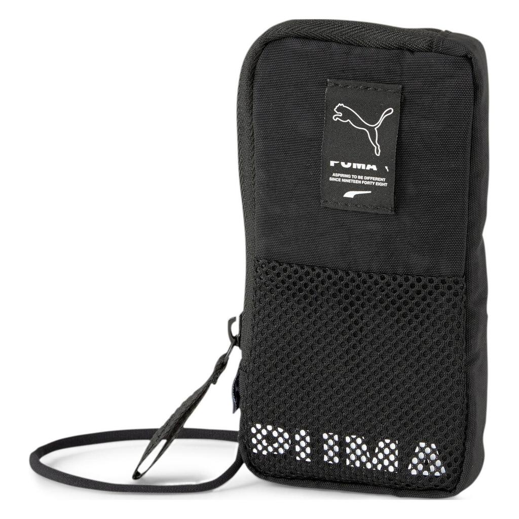 Puma Сумка на шею Evo Plus с принтом логотипа Тканевая сумка через плечо Обычная Унисекс Для пары Унисекс Сумка через плечо Черная 078016-01