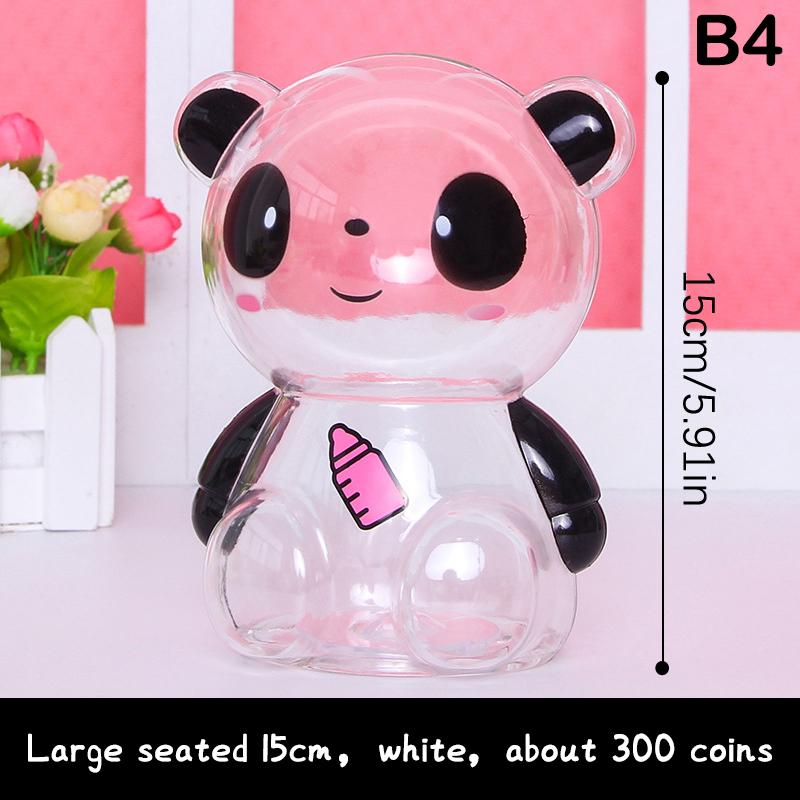1 шт. Детская копилка, банка для конфет, копилка, прозрачная пластиковая, креативная копилка, коробки для денег, домашний декор