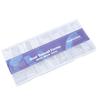 160 Pcs Toenail Forms Clear Toenail Extension Full Cover Tips with Accurate Markings for Manicure   At Home