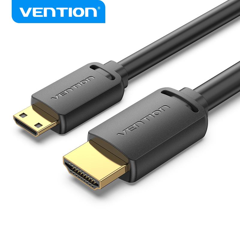 Кабель Vention Mini HDMI-HDMI 4K Mini HDMI Шнур «папа-папа» для камеры Sony GoPro, телефона, планшета, проектора HDTV 1 м, 1,5 м, 2 м, 3 м, кабель HDMI