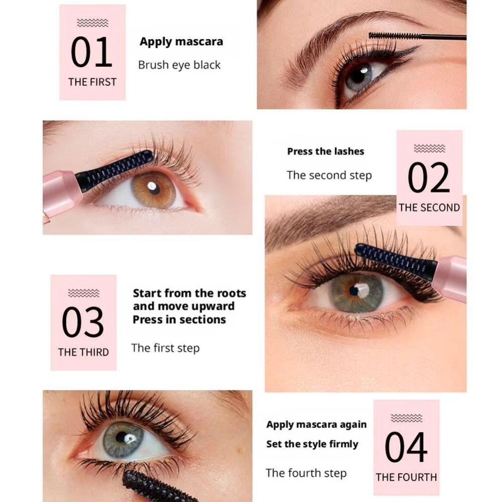 Long-Lasting Styling Heated Eyelash Clip Portable Eyelash Curling Device  Beautiful Eyes