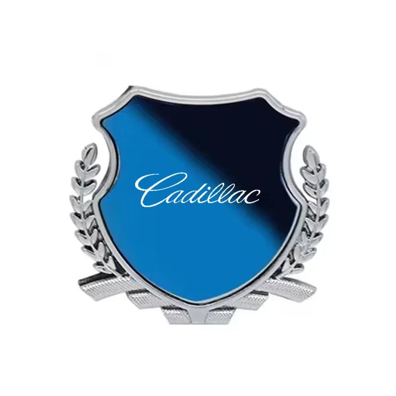 Custom Zinc Alloy Car Fender Emblem Side Window Badge for Cadillac ATS CT4 CT5 CTS ESCALADE STS XLR XT4 XT5 XT6 XTS Rear Sticker