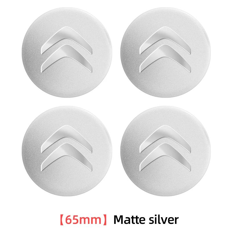 4pcs 56mm 60mm 65mm Car Wheel Center Hub Cap Sticker For Citroen C4 C3 Xsara C-Elysee C5 C1 DS3 DS5 Jumper Picasso Sega C-quatre bxhm58