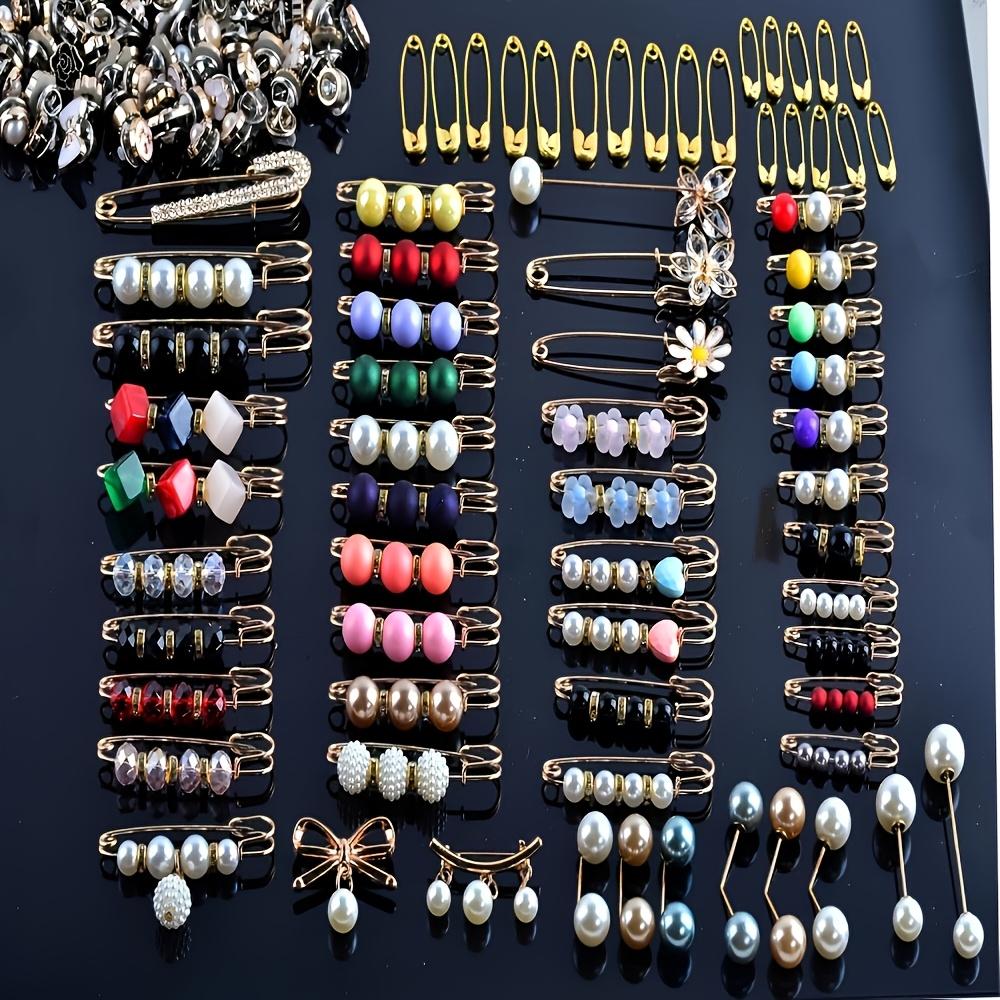 150pcs Freshwater Pearls Brooches and Pins Bulk - Fashion Decorative Safety Pins Brooches Brooches Brooches Pins Pins Socks