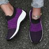 Women's Casual Mesh Sneakers Mountaineering Outdoor Anti Slip Slope Heel Lightweight Hiking Breathable Socks Shoes 2024 New