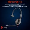 Poly Wired Headset Blackwire 3210 Noise Canceling with Microphone Lightweight Year Manufacturer Windows Mac Chrome Web Conference Earphones Microphone