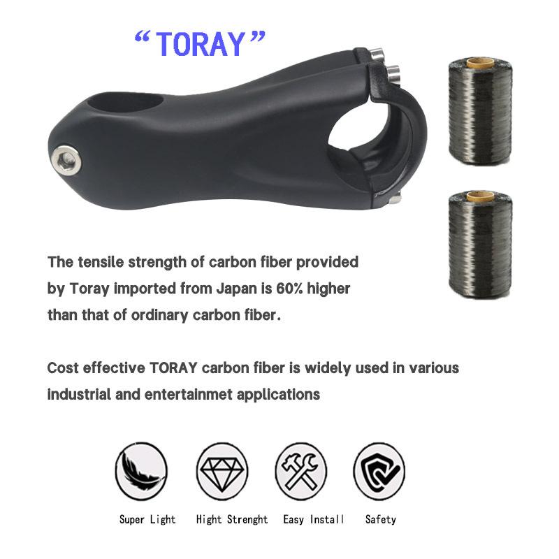 Bicycle Stem Carbon MTB/Road Bike ±10 degrees Stems 80/90/110/110/120/130mm 28.6 mm fork 31.8mm handlebar bike frame parts