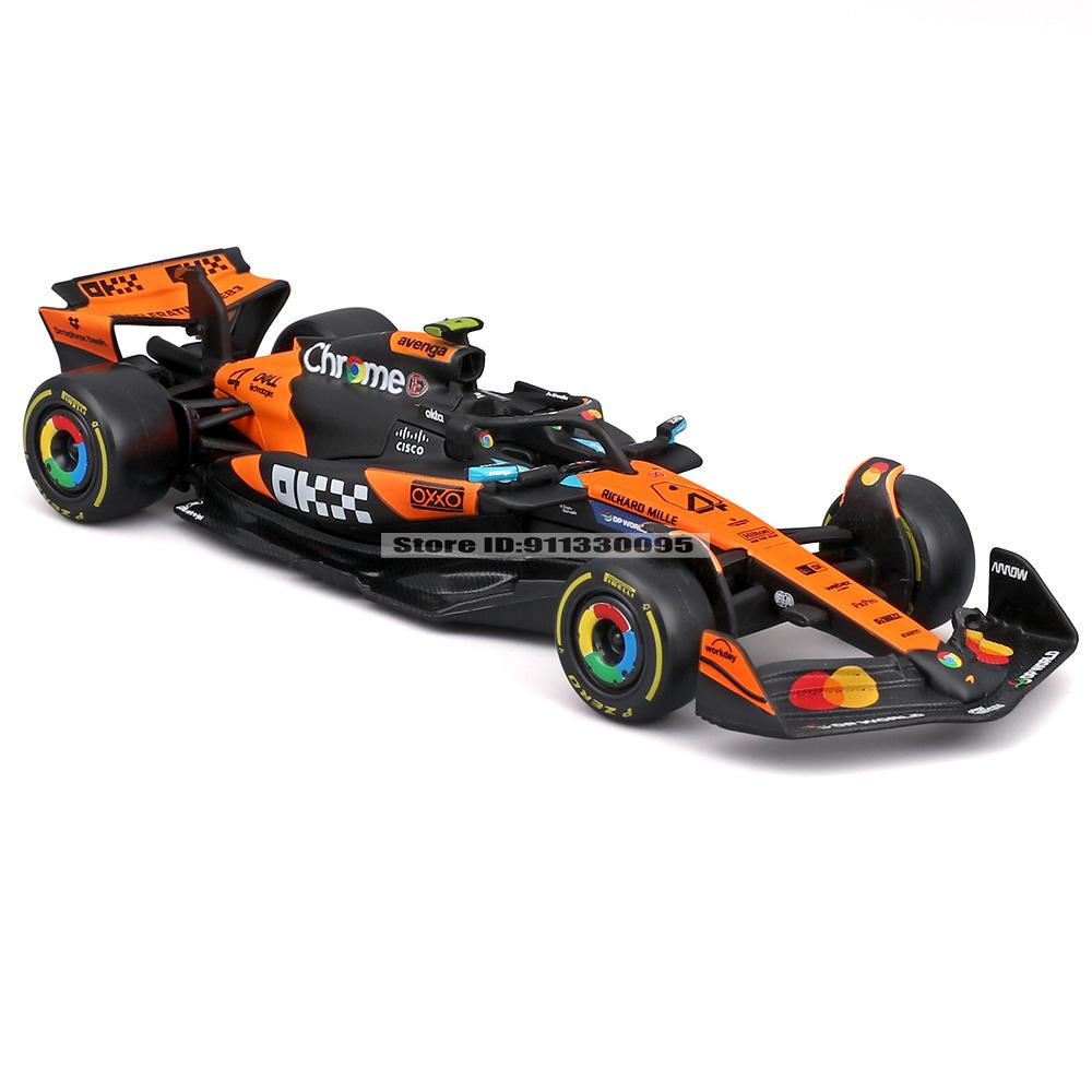 Ббураго 1:43 F1 McLaren McLaren39 Чемпион Игрок №4 Ландо Норрис №81 Оскар Пиастри Металлический Литой Игрушечный Коллекционный Модель Автомобиля