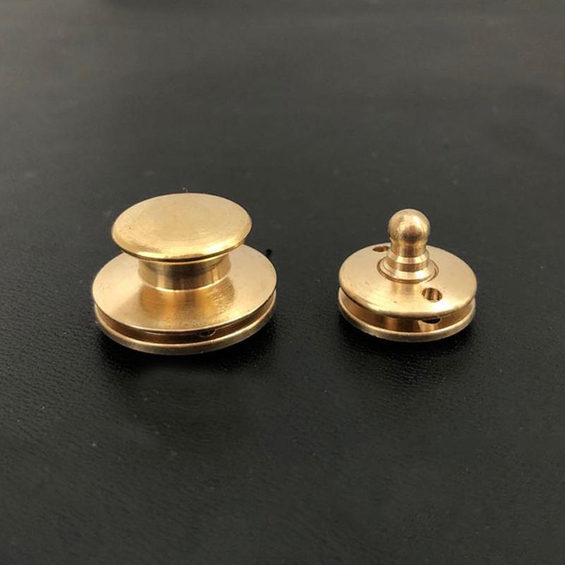 Brass Mortise Clip Buckles Lock Bag Briefcase Spring Lock Snap Decorative Clasps