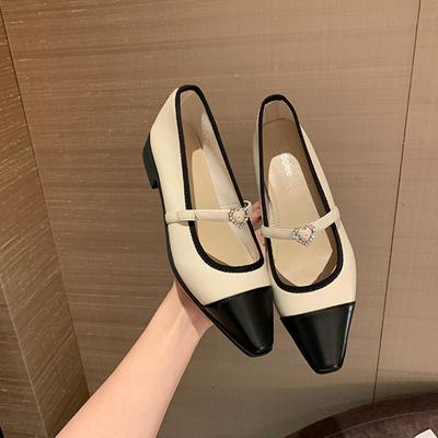 Виноградный ремень с пряжкой в одно слово, сочетающийся по цвету, универсальные туфли Мэри Джейн с маленьким ароматом, женственность, балетки