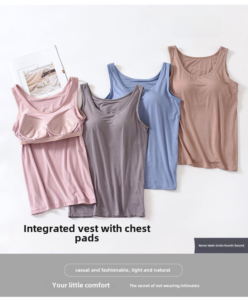 Женский топ-комбинезон с подкладкой - Wireless Bra-T