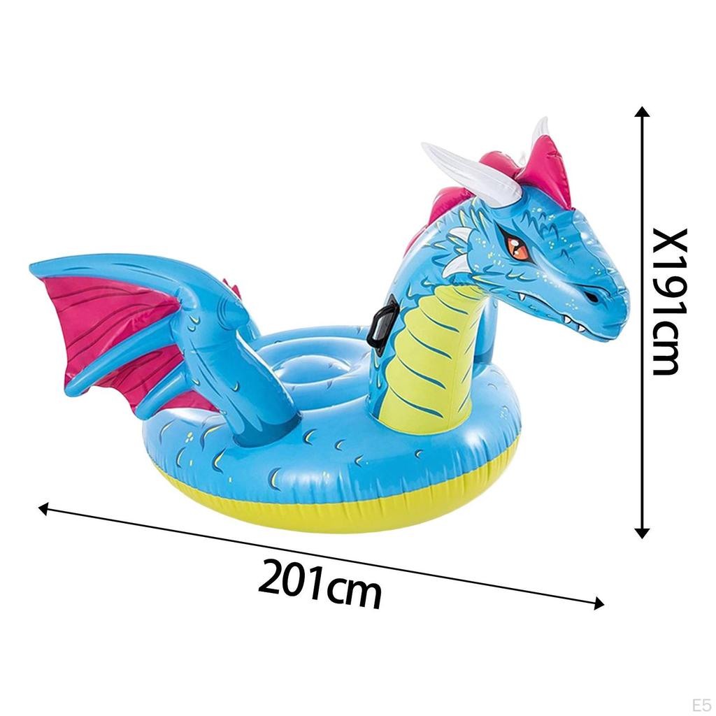 Inflatable Pool Float Beach Durable Rideable Tube Raft Water Swim Ring