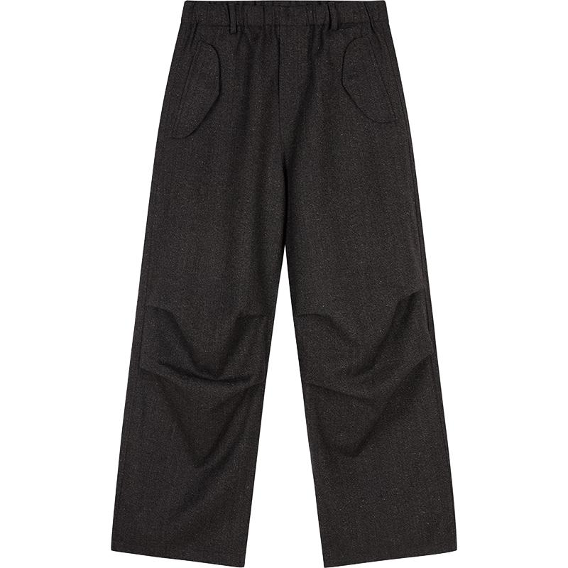 JNBY 2024 Winter Loose-Fit Parachute Pants