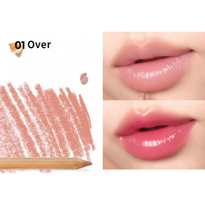 Карандаш для губ AOU BLENDING LIP PENCIL 6 цветов, натуральный карандаш для губ, обеспечивающий гладкое скольжение, стойкость и деликатное качество.