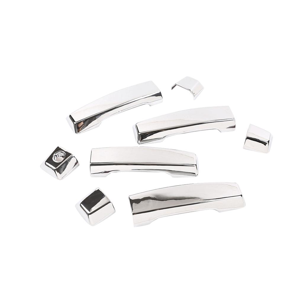 Для Nissan Titan 2004-2015 Стайлинг автомобиля ABS Серебристая крышка дверной ручки автомобиля Накладка Наклейка Экстерьер автомобиля