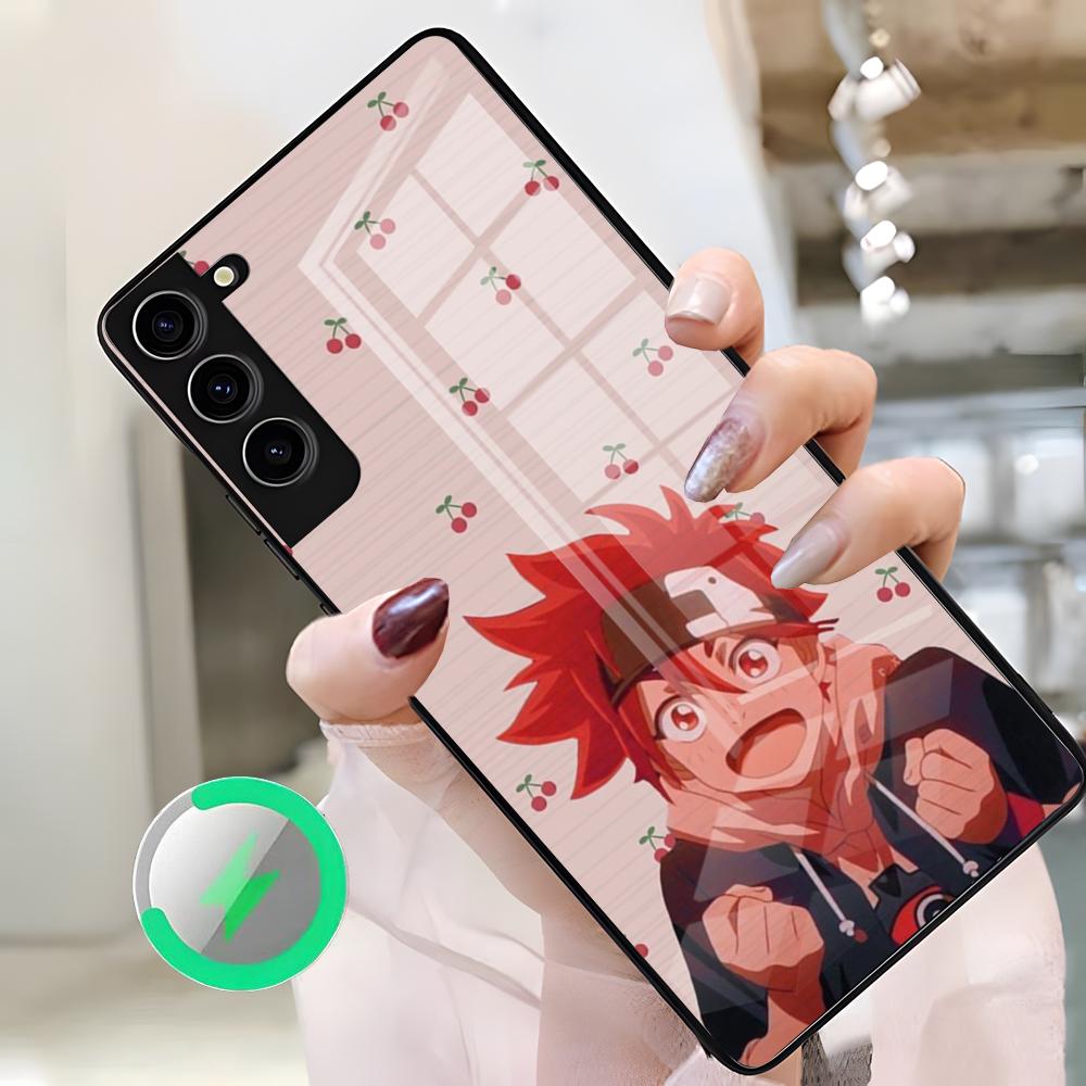 Крутой аниме-мальчик S-Sk8 The Infinity Чехол для телефона Samsung S26 Ultra S25 Edge S23 S22 S21 S20 Ultra Plus S24 Fe A25 Магнитное стекло