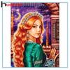 Huacan DIY 5D Square Rhinestone Cartoon Princess Diamond Embroidery Painting Cross Stitch Home Decor