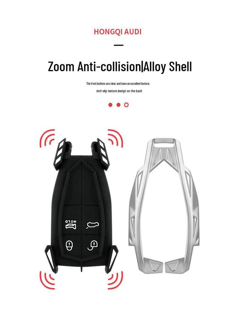 2022 Hongqi HS5/HS7/H9 Qixiang Edition Men's Mecha Key Case Cover