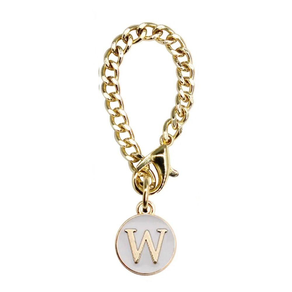 Белый/Черный Цепочка-ручка для чашки для воды Персонализированный Шарм-ручка Креативный Шарм с буквой для чашки Чашки