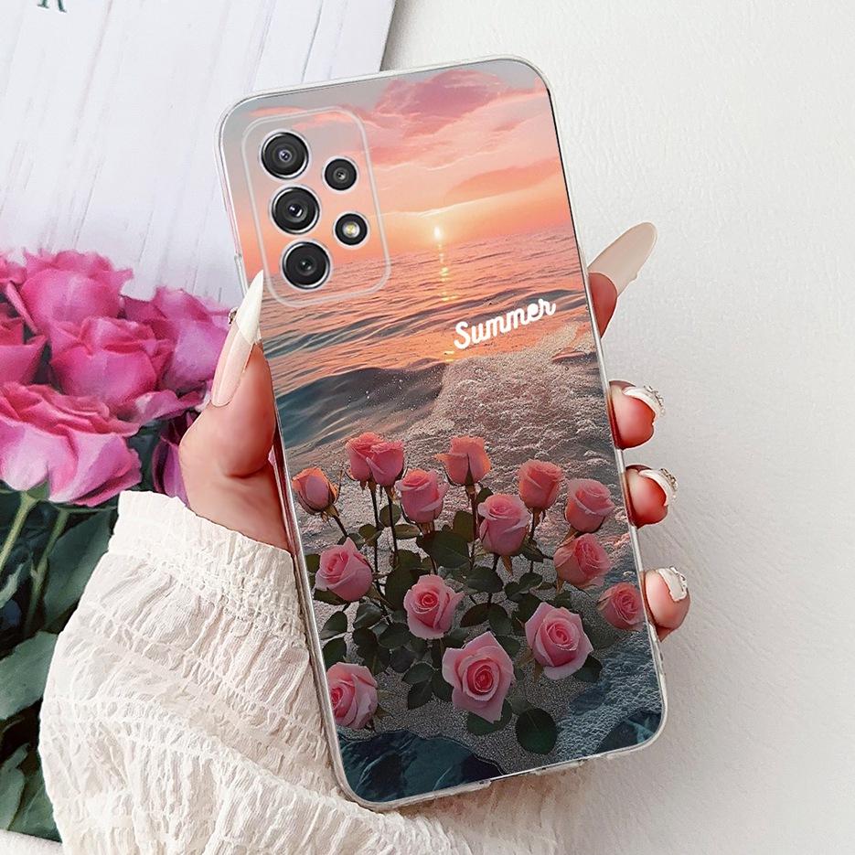 Чехол для Samsung Galaxy A32 5G SM-A326B Милый Модный Расписной Чехол Мягкий Силиконовый Чехол для Телефона Для Samsung A32 A 32 4G A325F Fundas