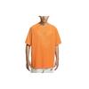 Air Split Hem Crew Neck Short Sleeve T-Shirt Men Tops Bright-Orange DX0157-885