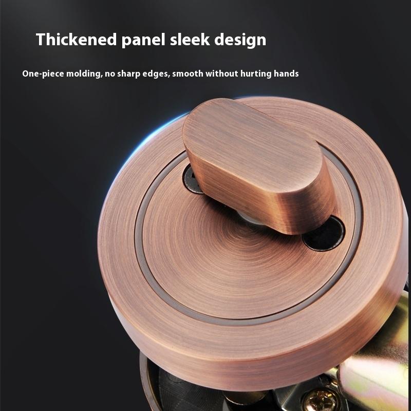 Copper Door Lock Cylinder Chrome Metal Deadbolt Single Cylinder Bolt for Home Door Gate