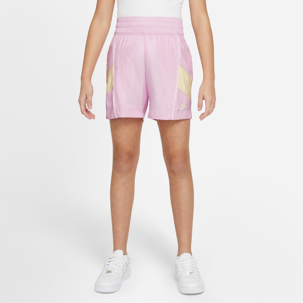 Nike Спортивная одежда Heritage Тканые шорты Детские штаны Пенопласт-розовый DA1382-663