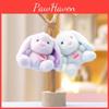 Cute Rabbit Keychain Cartoon Girl Backpack Decorative Pendant Plush Doll Gift
