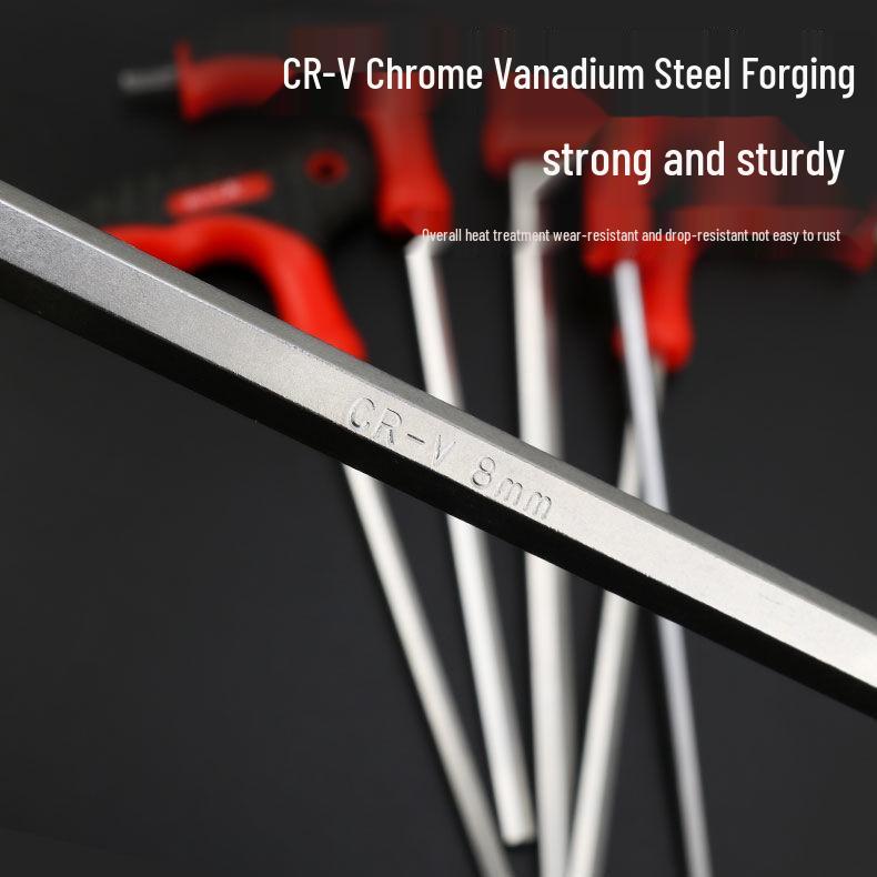 Т-образный набор шестигранных ключей с шаровыми и плоскими головками, рычажная отвертка Torx