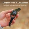 2/4 шт. аварийные свистки для выживания со шнурком громкий звук компактный портативный 3-в-1 аварийный