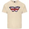26 Union Jack Butterfly British Britain Flag Mens Cotton T-Shirt Tee Top Unisex T-Shirt