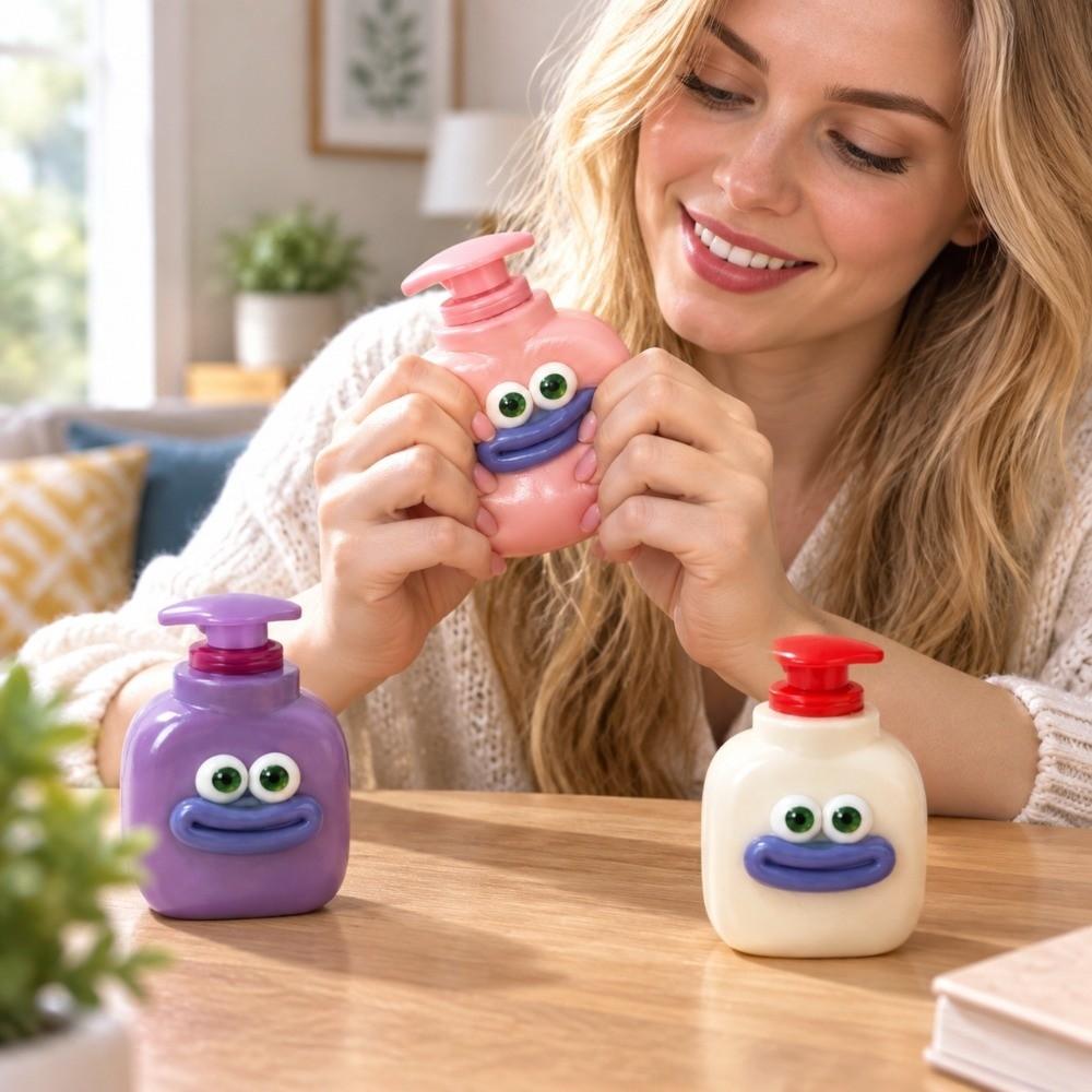 Sound Effects Crackling Bottle Pinch Sausage Mouth Handmade Ball Bottle Fidget Toy Office Desk Toy