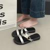 Fashion Casual Word with Flat Bottom Women's Slippers Summer Wear New Beautiful Sandals Women