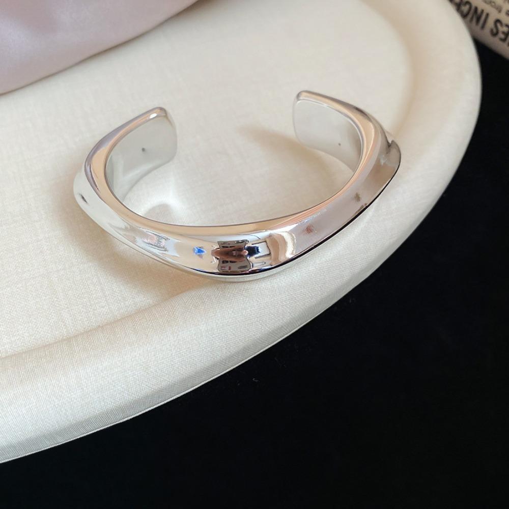 Европейский Американский Стиль Манжеты Браслеты АБС Акрил Преувеличенный Браслет Широкий Открытый Браслет Подарок