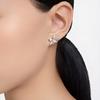 Swarovski Volta Fashion Универсальные Серьги-гвоздики с Бантом и Мелкими Кристаллами для Женщин 5647579