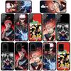 Чехол для телефона Samsung Galaxy S25 S23 S22 S24 Ultra FE A05 A06 A15 A16 A36 A37 A35 A54 A55 A56 A57 A25 A26 A53 Jujutsu Kaisen Годжо Сатору Сукуна