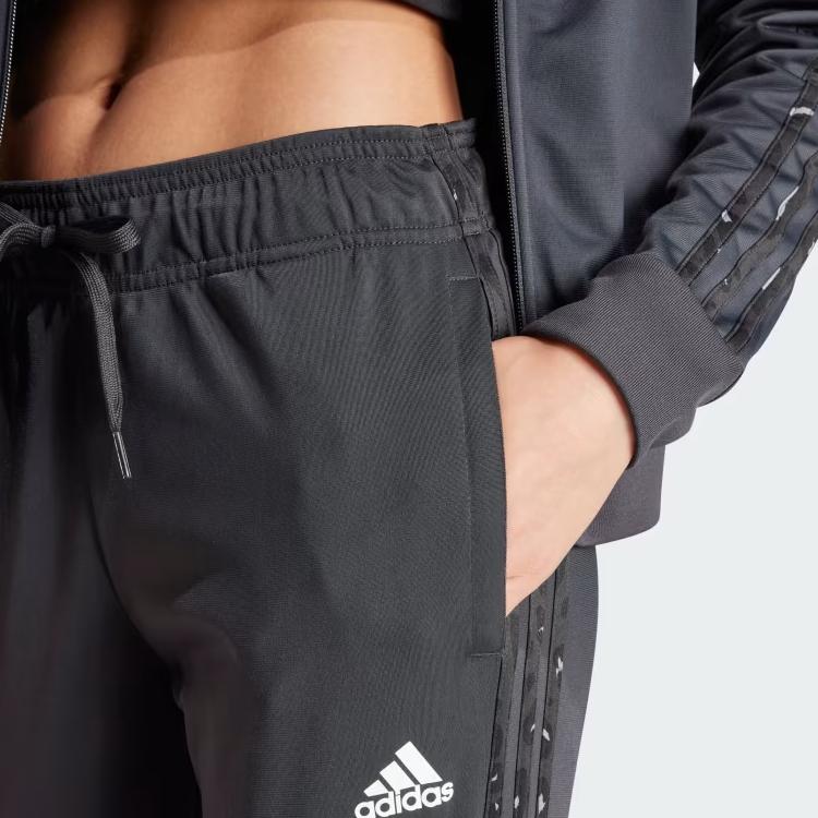 Adidas Knitted Sweatpants Women's Dark Gray IN9935
